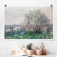 Klebefieber Poster Claude Monet - Frühlingsstimmung
