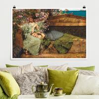 Klebefieber Poster Sir Lawrence Alma-Tadema - Im Rosengarten