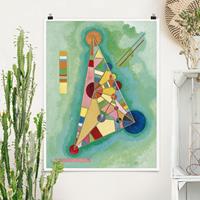 Klebefieber Poster Kunstdruck Wassily Kandinsky - Dreieck