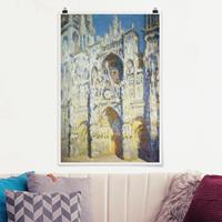Klebefieber Poster Kunstdruck Claude Monet - Kathedrale von Rouen
