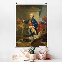 Klebefieber Poster Matt inkl. Posterklammern Anton Raphael Mengs - Ferdinand IV