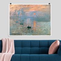 Klebefieber Poster Claude Monet - Impression