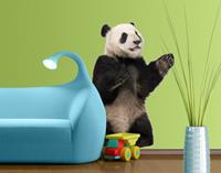 Klebefieber Wandtattoo Kinderzimmer No.509 Sitzender Panda