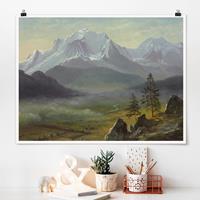 Klebefieber Poster Albert Bierstadt - Mont Blanc