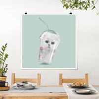 Klebefieber Poster Shake mit Katze