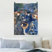 Klebefieber Poster Kunstdruck Auguste Renoir - Die Regenschirme