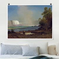 Klebefieber Poster Albert Bierstadt - Niagarafälle
