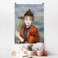 Klebefieber Poster Kunstdruck Auguste Renoir - Die Spaziergängerin