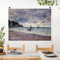 Klebefieber Poster Claude Monet - Küste von Pourville