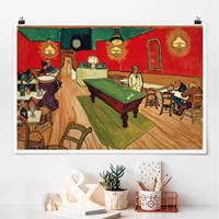 Klebefieber Poster Vincent van Gogh - Das Nachtcafé in Arles