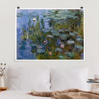Klebefieber Poster Claude Monet - Seerosen (Nympheas)