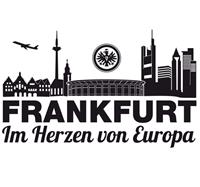 Wall-Art Wandfolie Voetbal Eintracht Frankfurt skyline (1 stuk)