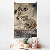 Klebefieber Poster Arthur Rackham - The Ingoldsby Legends - Titelbild