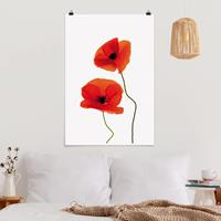Klebefieber Poster Charming Poppies