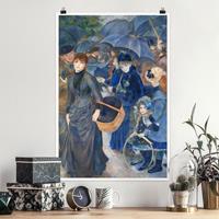 Klebefieber Poster Kunstdruck Auguste Renoir - Die Regenschirme