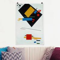 Klebefieber Poster Kasimir Malewitsch - Suprematische Malerei