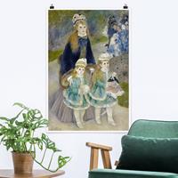 Klebefieber Poster Kunstdruck Auguste Renoir - Mutter und Kinder