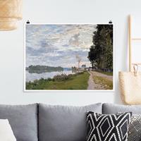 Klebefieber Poster Claude Monet - Ufer Argenteuil