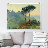 Klebefieber Poster Claude Monet - Varengeville Abendsonne