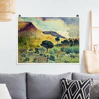 Klebefieber Poster Henri Edmond Cross - La Chaine des Maures