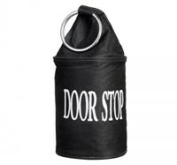 Esschert Design Cooler Türstopper Türsperre Sack Door-Stop Schwarz mit Ring Vintage