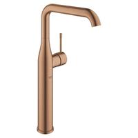 Grohe Essence 1-gats wastafelkraan XL m. hoge draaibare uitloop m. gladde body Brushed Warm Sunset 24170DL1