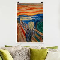Klebefieber Poster Kunstdruck Edvard Munch - Der Schrei