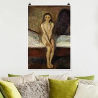 Klebefieber Poster Kunstdruck Edvard Munch - Pubertät