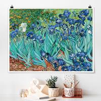 Klebefieber Poster Vincent van Gogh - Iris