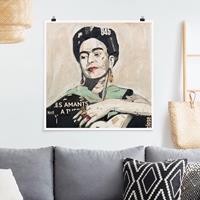 Klebefieber Poster Frida Kahlo - Collage No.4
