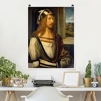 Klebefieber Poster Kunstdruck Albrecht Dürer - Selbstbildnis mit Landschaft