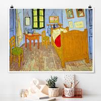 Klebefieber Poster Vincent van Gogh - Schlafzimmer in Arles