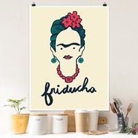 Klebefieber Poster Kunstdruck Frida Kahlo - Friducha