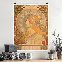 Klebefieber Poster Kunstdruck Alfons Mucha - Sternkreiszeichen