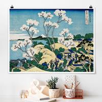 Klebefieber Poster Katsushika Hokusai - Der Fuji von Gotenyama