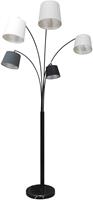Salesfever Stehlampe Maxim, E14, Lampenschirme und Arme beweglich