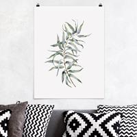 Klebefieber Poster Aquarell Eucalyptus IV