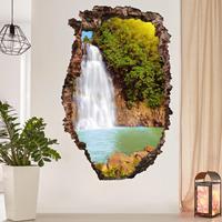 Klebefieber 3D Wandtattoo Wasserfall Romantik