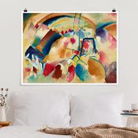 Klebefieber Poster Wassily Kandinsky - Landschaft mit Kirche