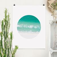 Klebefieber Poster Das Meer im Kreis