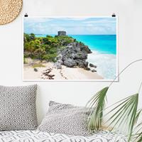 Klebefieber Poster Karibikküste Tulum Ruinen