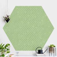 Bilderwelten Hexagon Mustertapete selbstklebend Art Deco Strahlende Bögen Muster