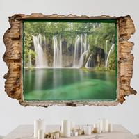 Klebefieber 3D Wandtattoo Wasserfall Plitvicer Seen