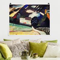 Klebefieber Poster Wassily Kandinsky - Schloss und Kirche