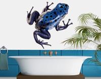 Klebefieber Wandtattoo Tiere No.282 Blue Frog 2