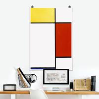 Klebefieber Poster Kunstdruck Piet Mondrian - Komposition I