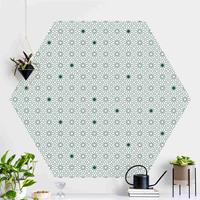 Bilderwelten Hexagon Mustertapete selbstklebend Marokkanische Sterne Linienmuster