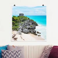 Klebefieber Poster Karibikküste Tulum Ruinen