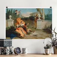 Klebefieber Poster Giovanni Battista Tiepolo - Rinaldo und Armida