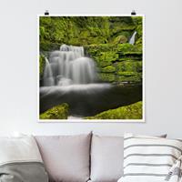 Klebefieber Poster Lower McLean Falls in Neuseeland